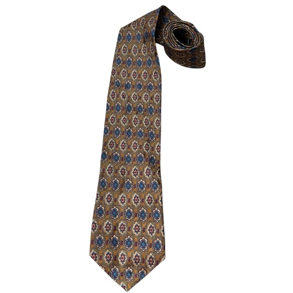 Zianetti Italian Silk Collection Men’s 100% Silk Neck Tie Career Dress Formal - Picture 1 of 5